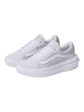 VANS | Old Skool Overt ComfyCush Sneakers in Light Grey/ White